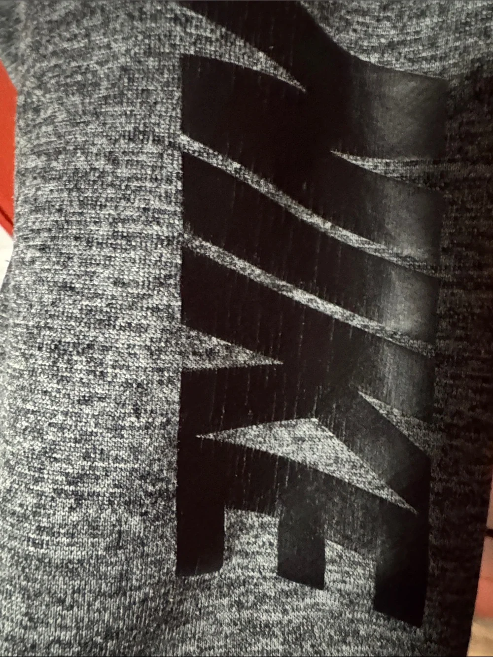 Nike Kids Gray Heather Jogger Sweatpants with Black Logo